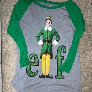 Elf the Movie 🌲 Elf Movie Will Ferrel Christmas Movie Nostalgia baseball tshirt